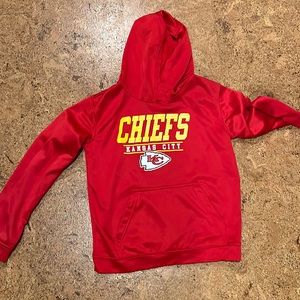 Kansas City Chiefs Hooded Sweatshirts-Kids size 14/16-L